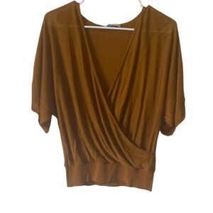 Zara Knit Women's Wrap Blouse